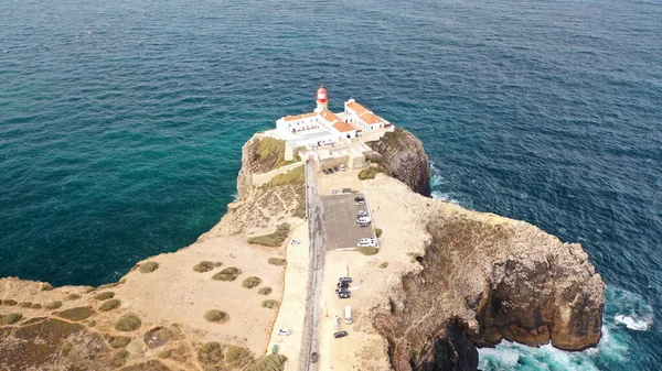 Cabo San Vicente Sagres Vila Bispo Algarve Portugal — Foto de Stock