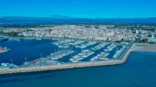 Port Cambrils Baix Camp Costa Dorada Tarragona Katalonia Hiszpania — Zdjęcie stockowe