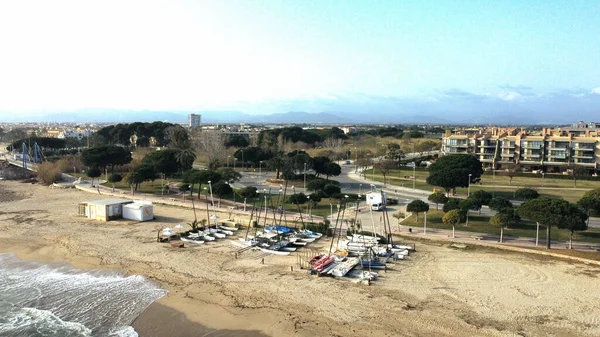 Paseo Marítimo Cambrils Costa Dorada Baix Camp Tarragona — Foto de Stock