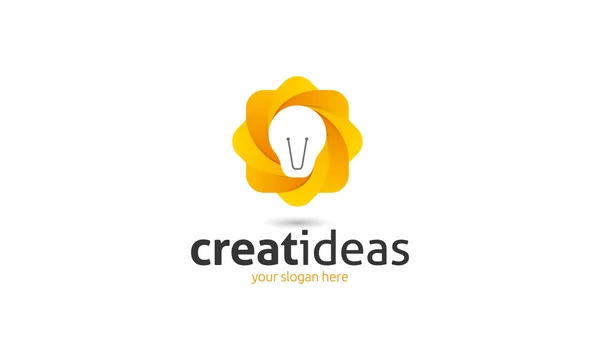 Logo Idées créatives — Image vectorielle