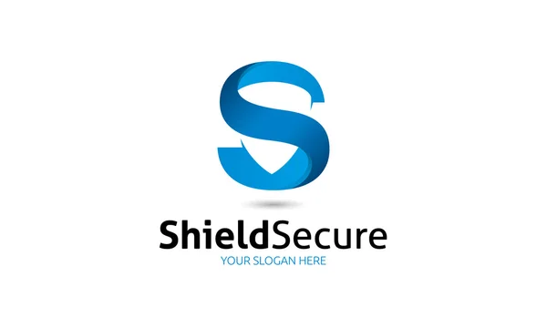 Shield Secure Logo — Stock Vector