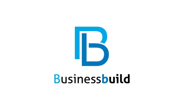 Business Build Logo — Stock Vector