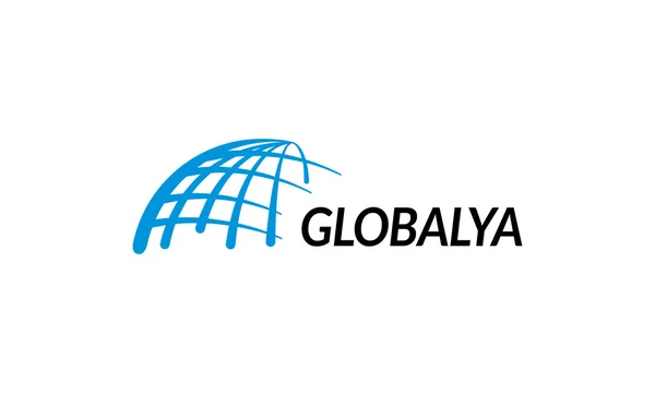 Logotipo Globalya — Vetor de Stock