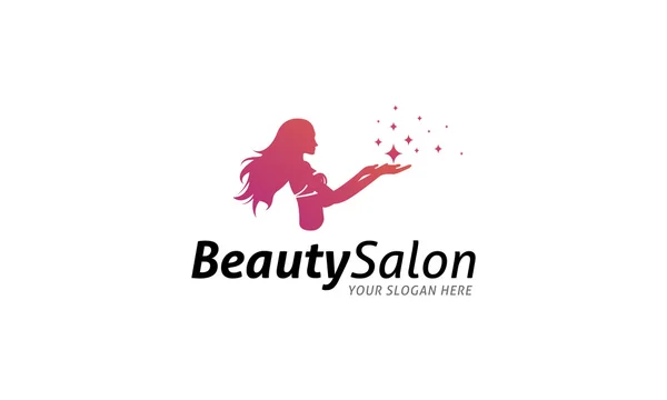 Logo del salón de belleza — Vector de stock