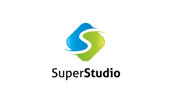 Logotipo Super Studio — Vector de stock