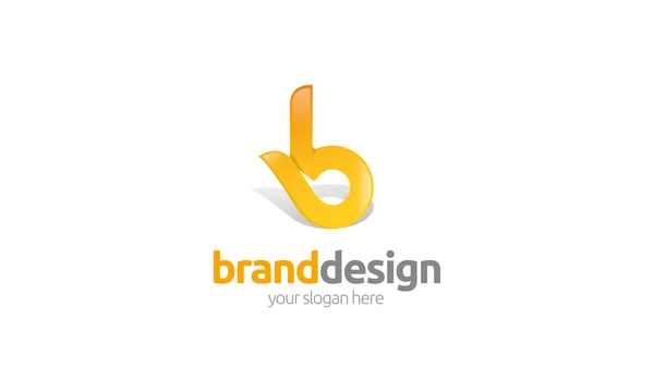 Brand Design Logo — Stock Vector