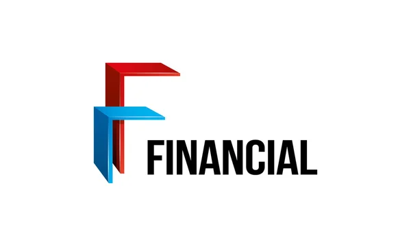 Finansowych logo — Wektor stockowy