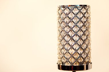 Zarif kristal şamdan