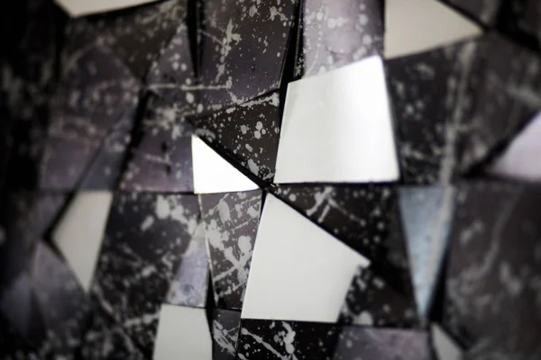 Mosaico de fondo rayado blanco y negro —  Fotos de Stock