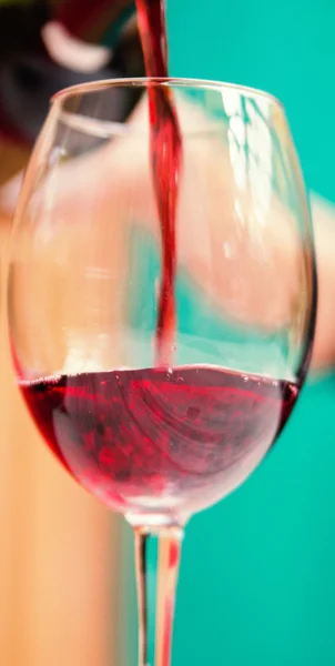 Okulary z czerwonego wina — Zdjęcie stockowe