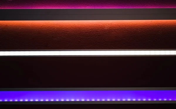 LED light tape i en butik — Stockfoto
