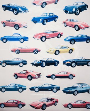 various models of cars clipart