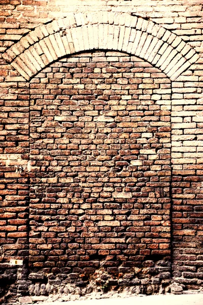 The old brickwork. Door. Background — Stock Photo, Image