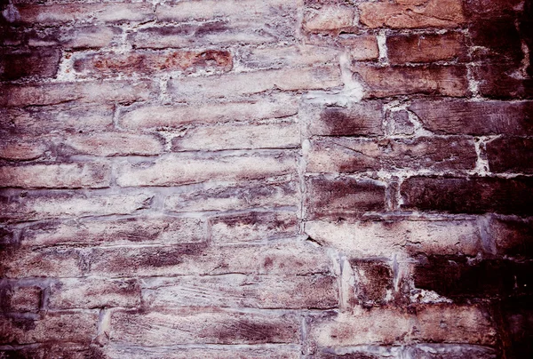 거친 벽돌 벽 — 스톡 사진