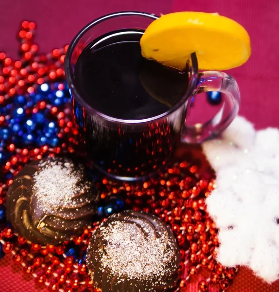 Weihnachtsglühwein — Stockfoto