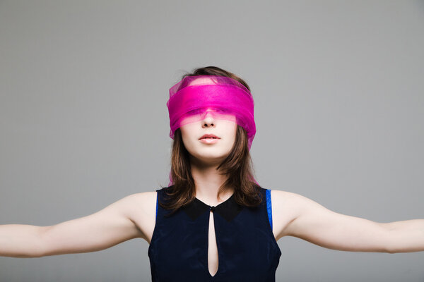 Beauty brunette posing