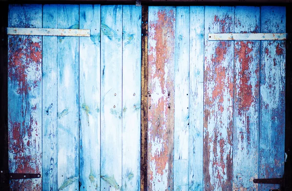 Fondo de madera azul — Foto de Stock