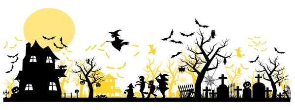 Halloween achtergrond — Stockvector