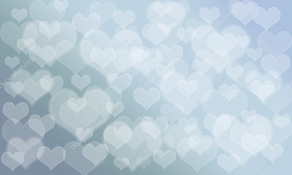Impression De Fond Bokeh Cœur Couleur De La Palette Bleu Ciel