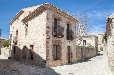 Medinaceli street in Soria clipart