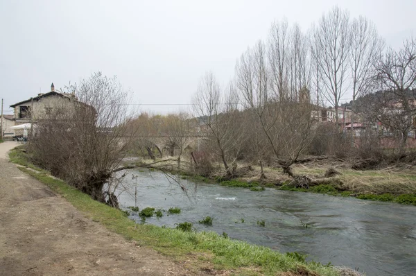 Brücke in Ucero — Stockfoto