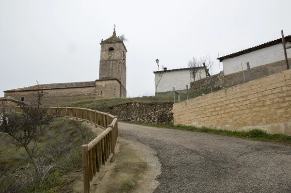 Die Besteigung des Glockenturms von Ucero — Stockfoto