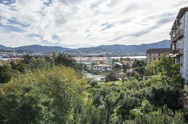 Hondarribia landschap in Guipuzcoa — Stockfoto