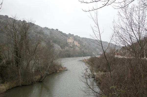 Hermitage de San Saturio e o Douro — Fotografia de Stock