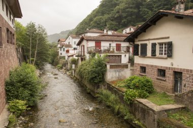 Camino de Santiago SAINT Jean PIED de bağlantı noktasından Roncesvalles yolu ile Valcarlos