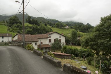 Camino de Santiago SAINT Jean PIED de bağlantı noktasından Roncesvalles yolu ile Valcarlos