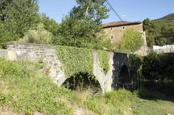 Camino de Santiago from Roncesvalles to Zubiri — Stock Photo, Image