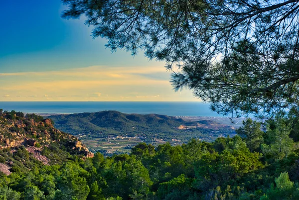 Miradouro Garbi Serra Calderona Valência Espanha — Fotografia de Stock