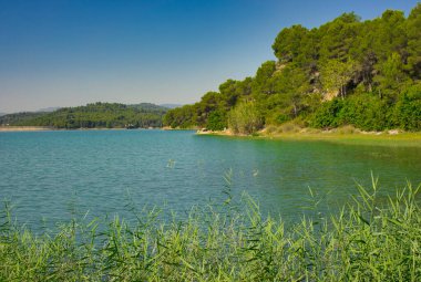 Ribesalbes, Castellon, İspanya 'daki Sichar rezervuarı.