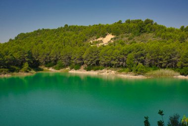 Ribesalbes, Castellon, İspanya 'daki Sichar rezervuarı.