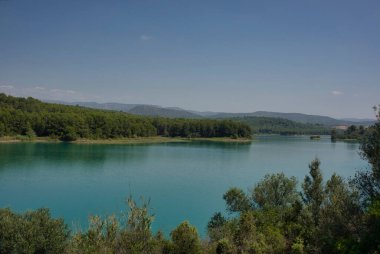Ribesalbes, Castellon, İspanya 'daki Sichar rezervuarı.