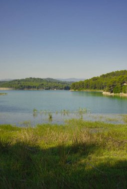 Ribesalbes, Castellon, İspanya 'daki Sichar rezervuarı.