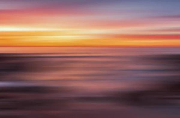 Una Hermosa Espectacular Puesta Sol Junto Mar España — Foto de Stock