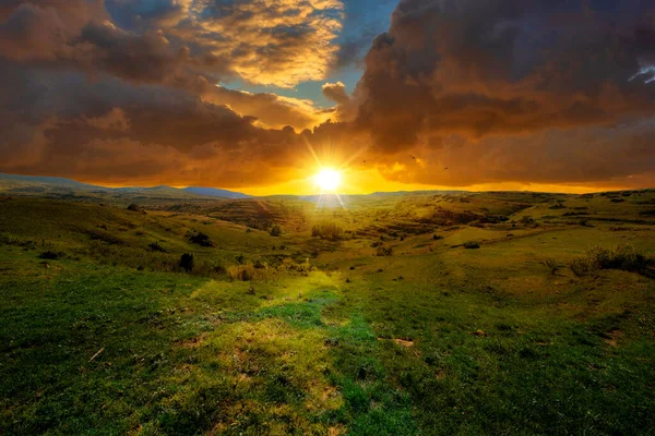 Valdelinares Mountains Summer Sunny Day Spain Royalty Free Stock Photos