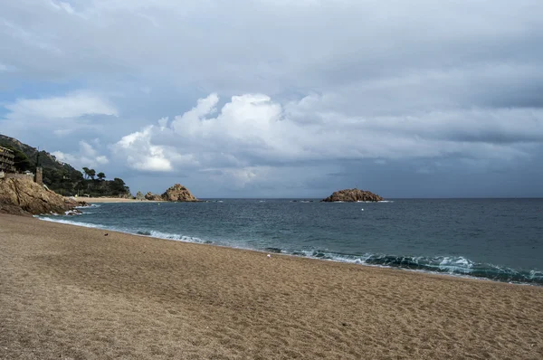 A praia de Tossa de Mar — Fotografia de Stock