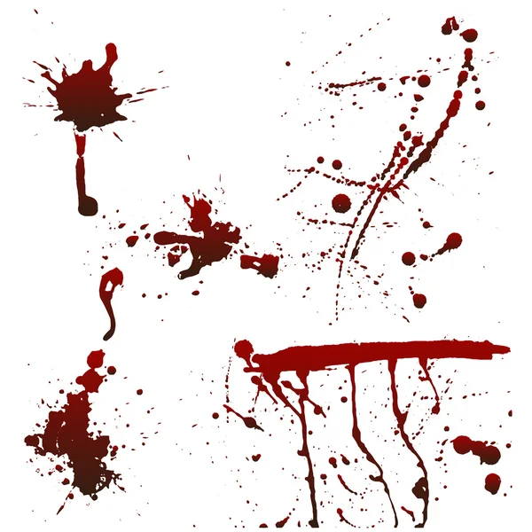 Collezione di sangue Halloween Illustrazione Stock