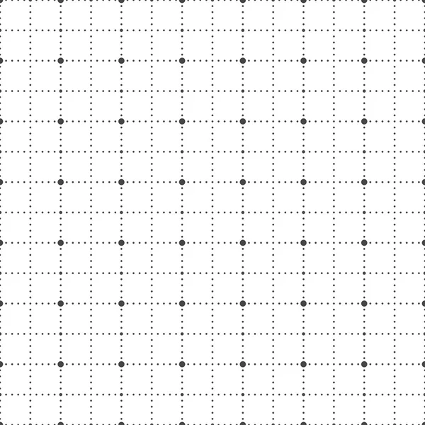 Modèle sans couture de papier de grille de point, vecteur — Image vectorielle