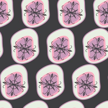 Klasik, soyut, pürüzsüz desen