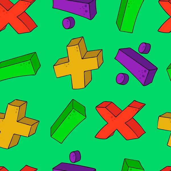 sorunsuz psttern çizgi film matematik sembolleri