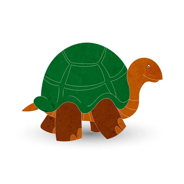 Niedliche Schildkröte Karikatur 23 Mai — Stockvektor