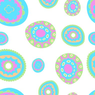 Retro dantel seamless modeli 1