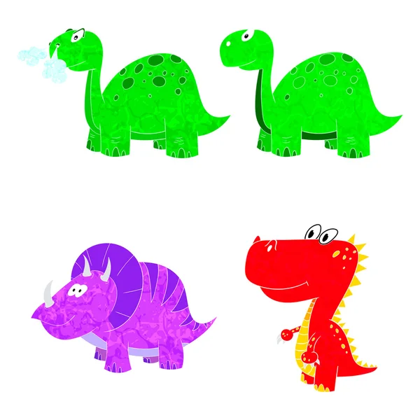 Dino Icon set — Stok Vektör