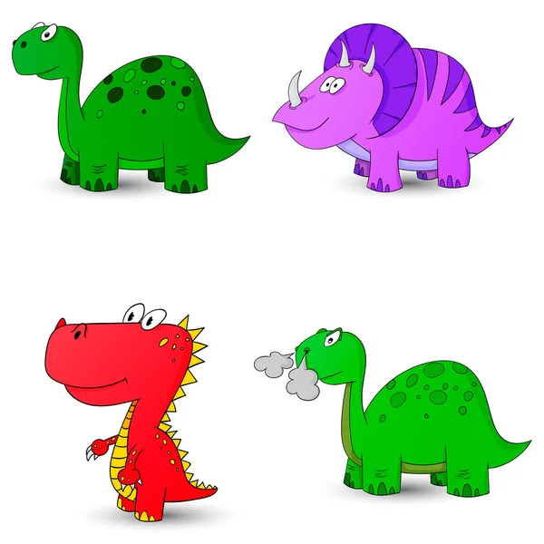 Dino Set Symbol 1 — Stockvektor