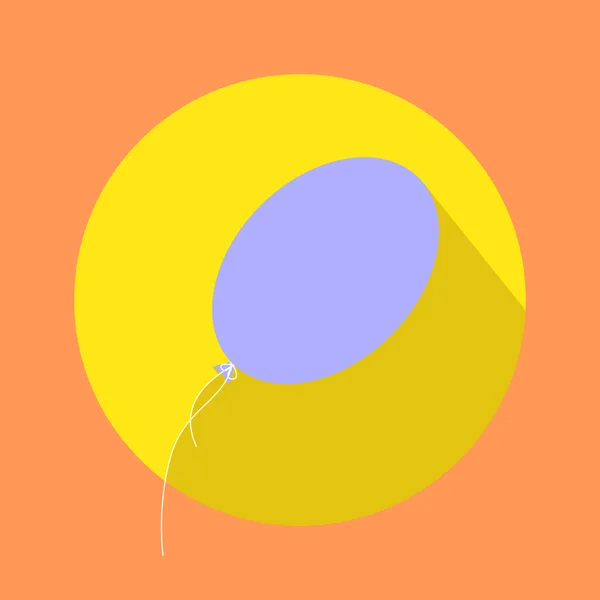 Vektor flache Ballon-Symbol isoliert — Stockvektor