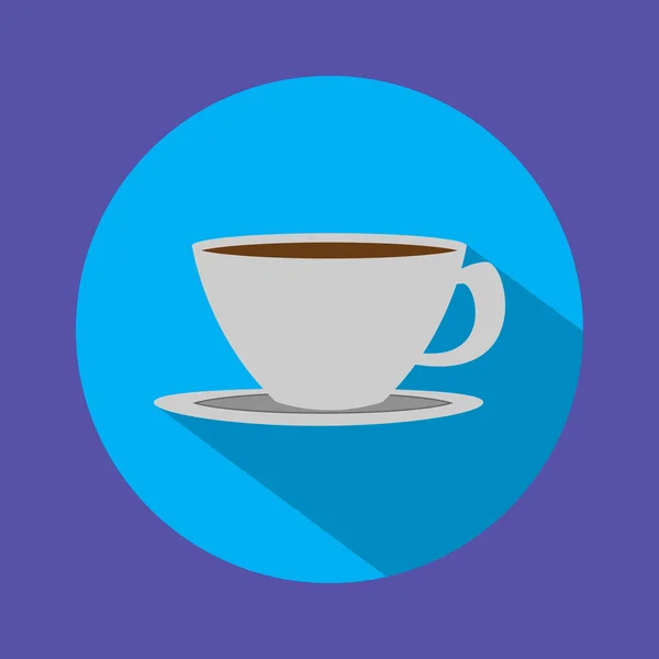 Taza de café icono — Vector de stock