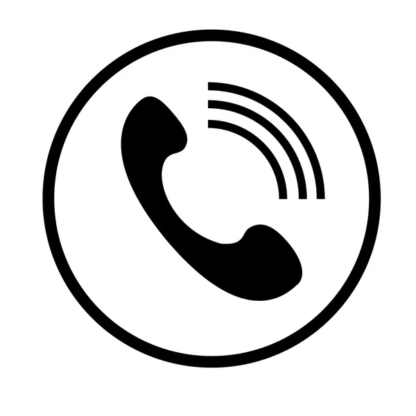 Icono del vector de llamada telefónica. — Vector de stock